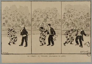 estampe LE CIRQUE AU VILLAGE. (Impressions du public.) 1970.49.44 Photo