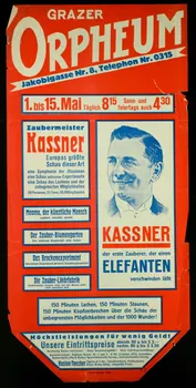 affiche GRAZER  ORPHEUM 1970.49.69  Photo
