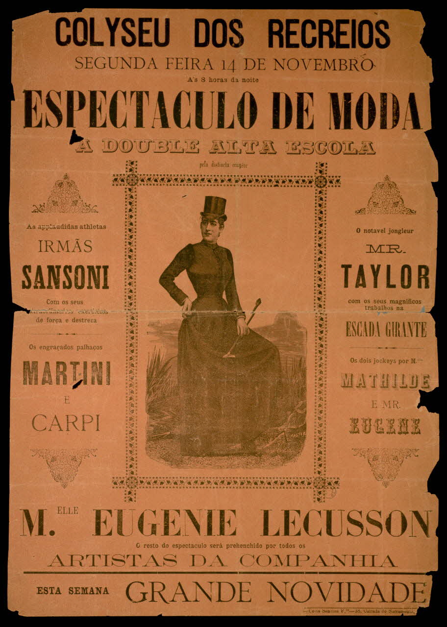 estampe COLYSEU DOS RECREIOS  ESPECTACULO DE MODA  A DOUBLE ALTA ESCOLA 1970.49.70 Photo