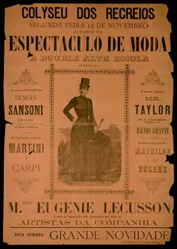 estampe COLYSEU DOS RECREIOS  ESPECTACULO DE MODA  A DOUBLE ALTA ESCOLA 1970.49.70  Photo