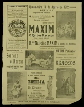 Agencie Publicidado affiche MAXIM  O Rei dos Macacos Portugal 1912 1970.49.71  Photo