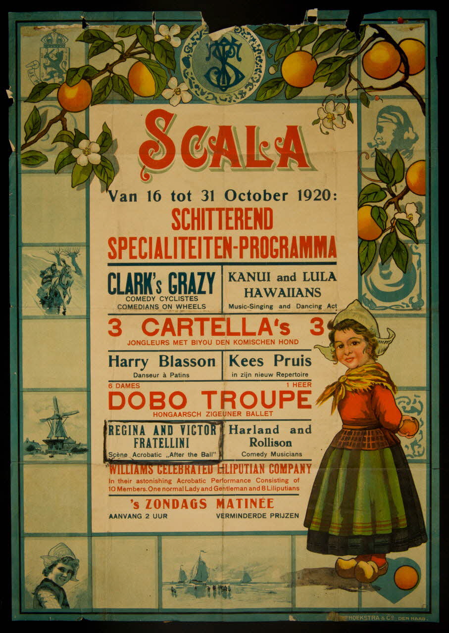 Hoekstra Et Cie estampe SCALA Pays-Bas 1920 1970.49.73 Photo