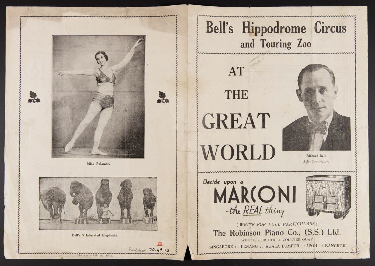 estampe Bell's Hippodrome Circus 1970.49.75 Photo