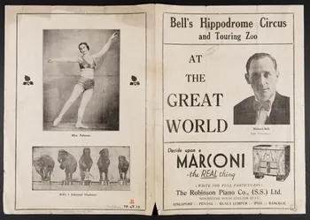 estampe Bell's Hippodrome Circus 1970.49.75  Photo