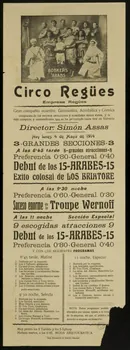 affiche Circo Regües  BOBKER'S  ARABS 1970.49.77 Photo