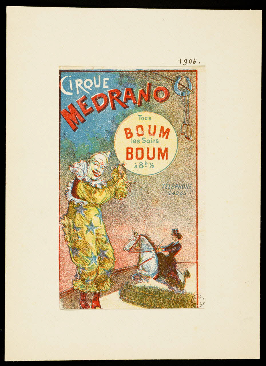 estampe CIRQUE  MEDRANO 1905 1970.49.81 Photo