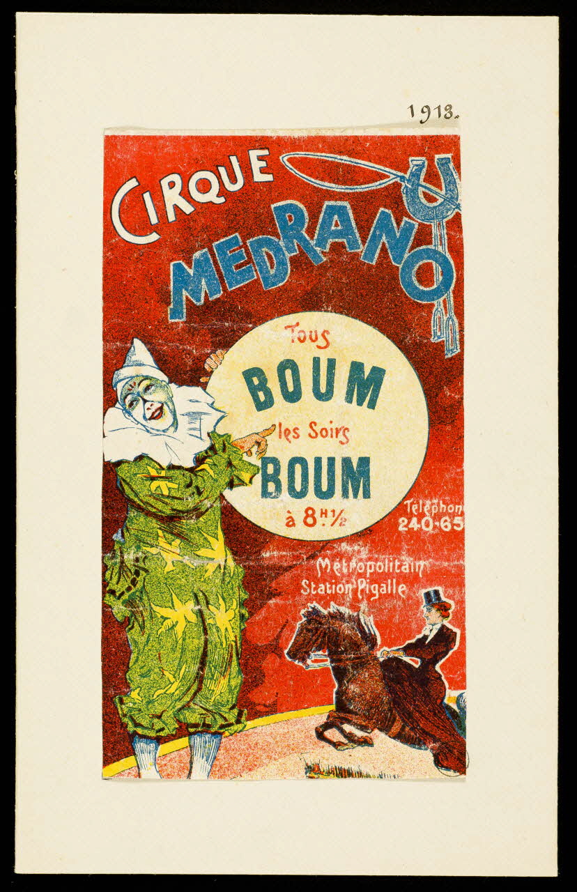 estampe CIRQUE  MEDRANO 1913 1970.49.82 Photo