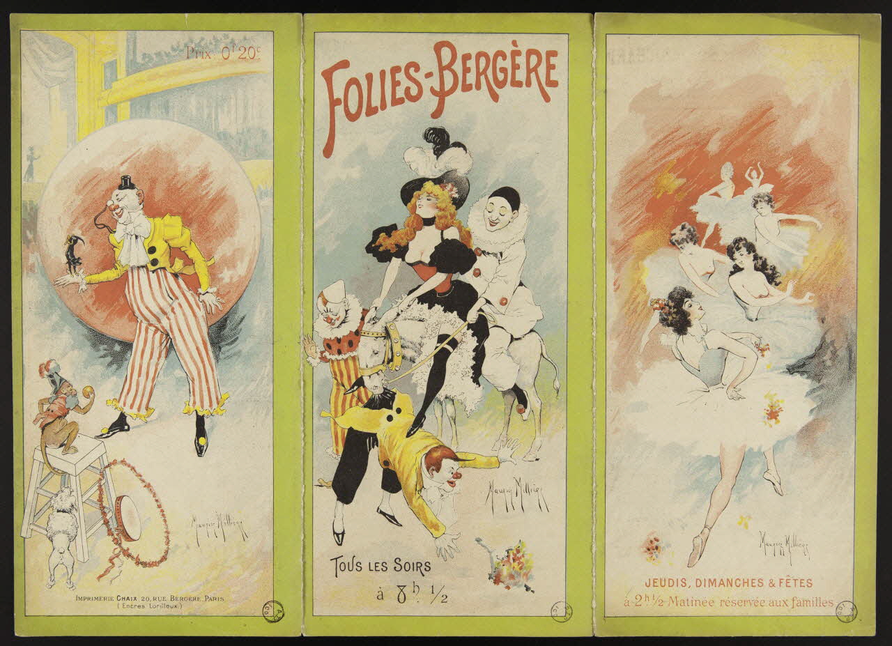 Maurice Milliège ; CHAIX estampe FOLIES-BERGERE Île-de-France, France 1897 1970.49.90 Photo