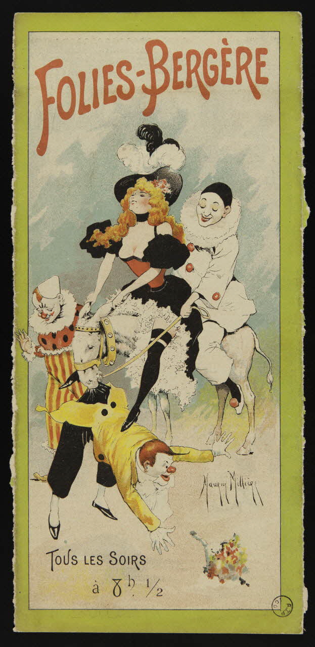 CHAIX ; Maurice Milliège estampe FOLIES-BERGERE Île-de-France, France 1896 1970.49.91 Photo