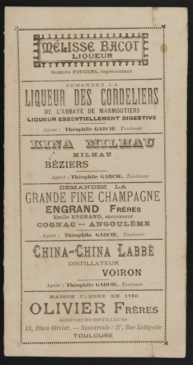 Mefonrémis estampe THEATRE DES NOUVEAUTES 1897 1970.49.94 Photo