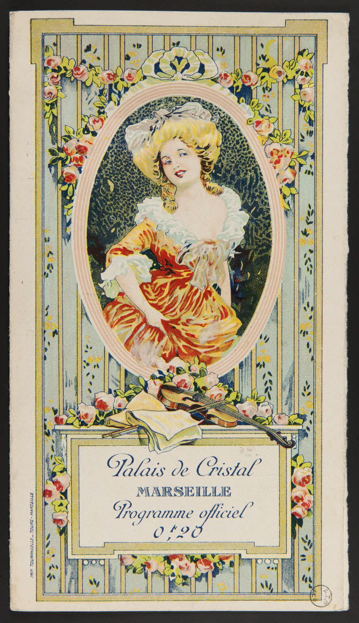 estampe Palais de Cristal  MARSEILLE  Programme officiel 1970.49.97 Photo