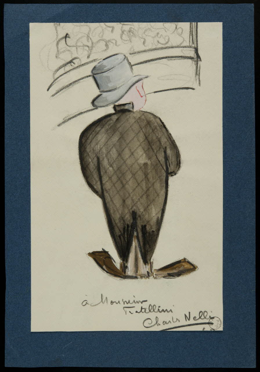 dessin à Monsieur Fratellini 1970.49.99 Photo