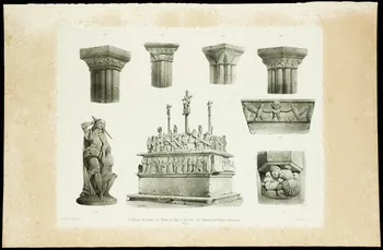 estampe Calvaire de Tronan.-Détails de l'Eglise de Penmarch 1970.57.6 Photo