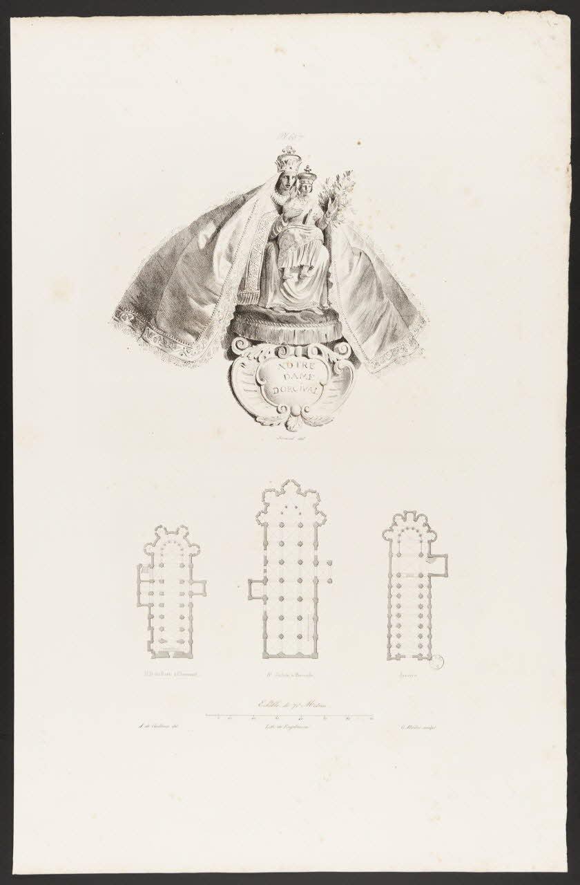estampe NOTRE  DAME  D'ORCIVAL 1970.57.8 Photo