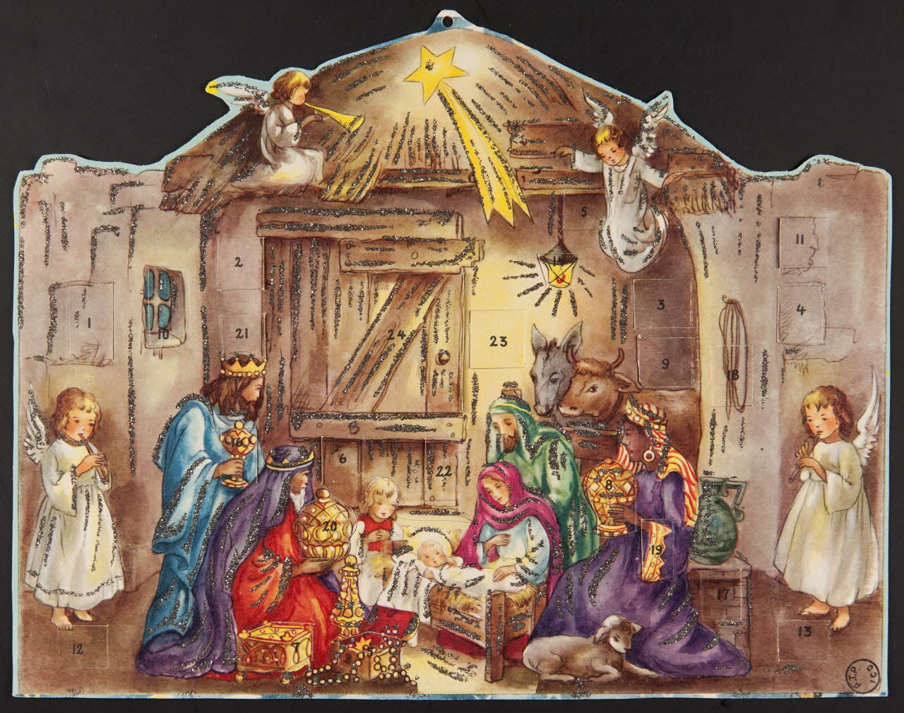 estampe Calendrier de l'Avent 1970.74.6 Photo