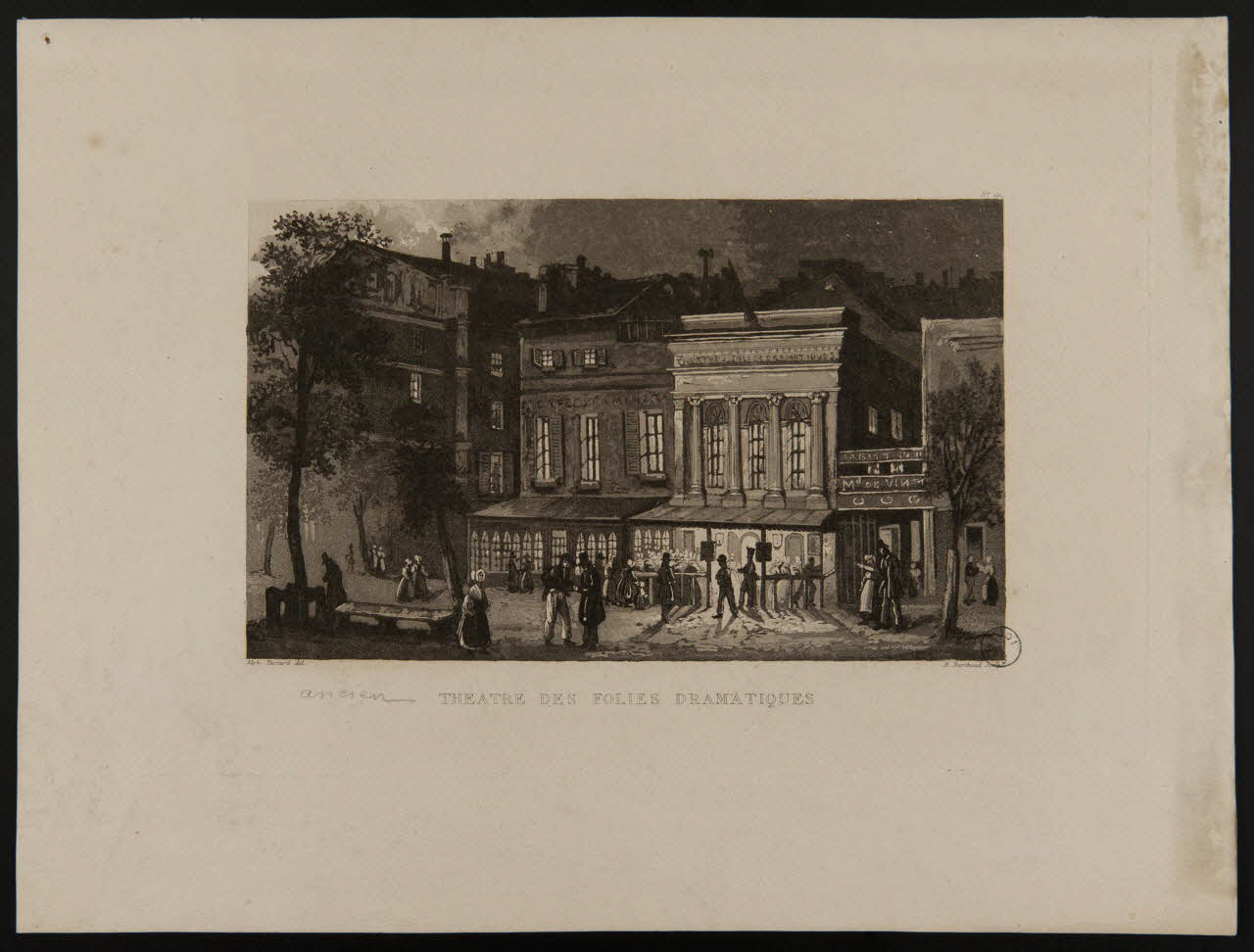 estampe THEATRE DES FOLIES DRAMATIQUES 1970.81.16 Photo