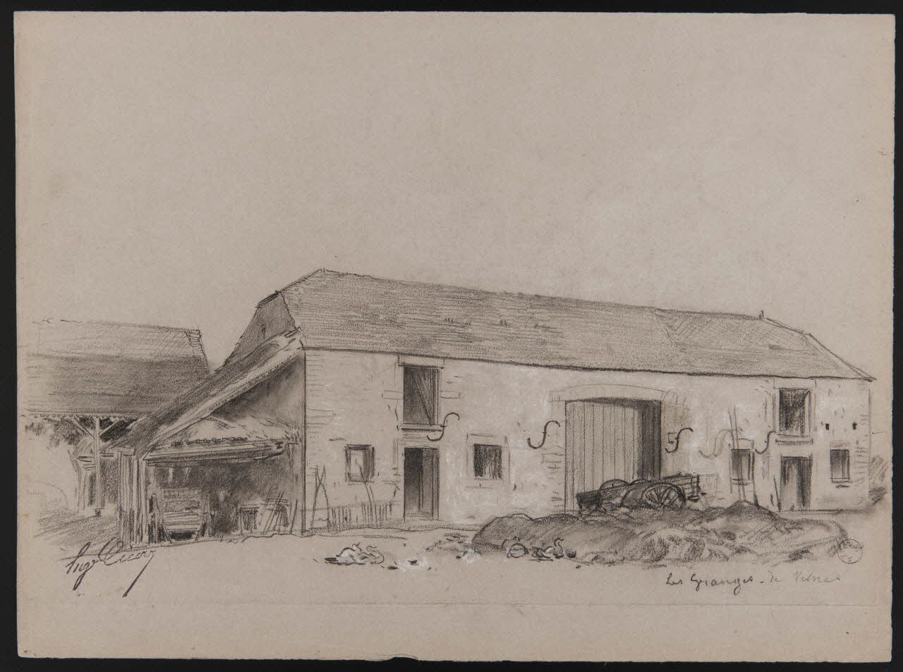 dessin Les Granges de Vesnes 1970.81.28 Photo