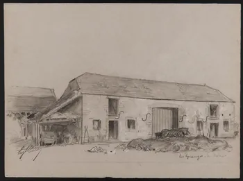 dessin Les Granges de Vesnes 1970.81.28 Photo