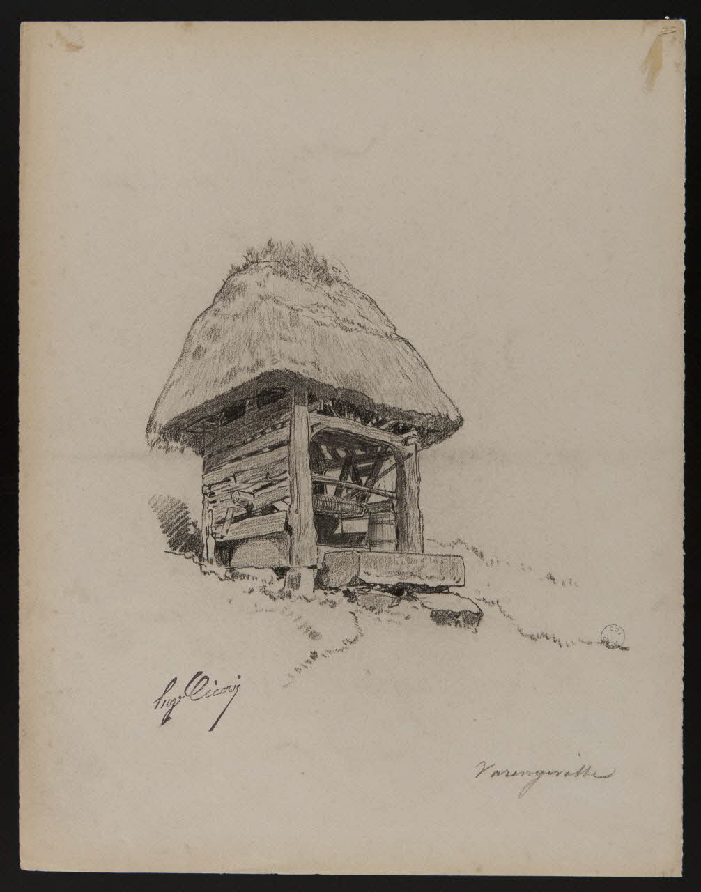 dessin Puits 1970.81.30 Photo
