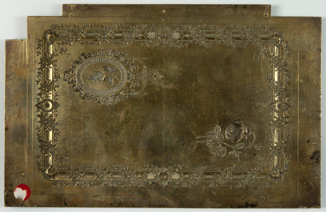 plaque de cuivre Motifs ornementaux 1970.82.108 Photo