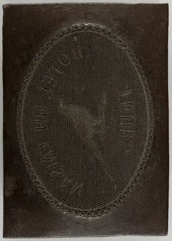 élément d'impression plaque de fonte pour papier à en-tête 1970.82.110  Photo