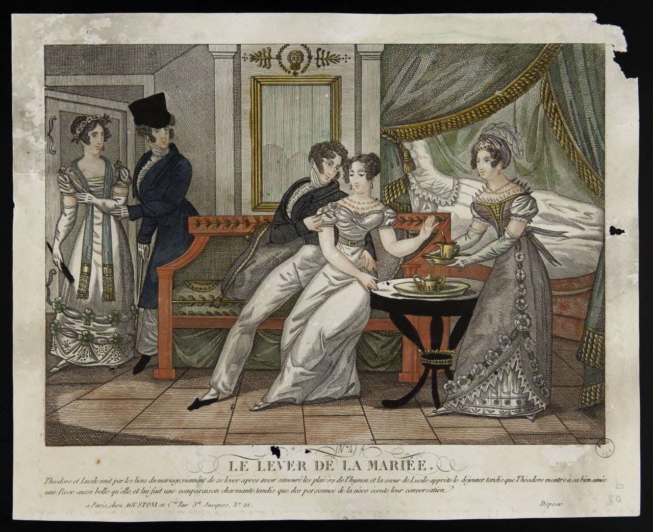 estampe LE LEVER DE LA MARIEE. 1970.82.14 Photo