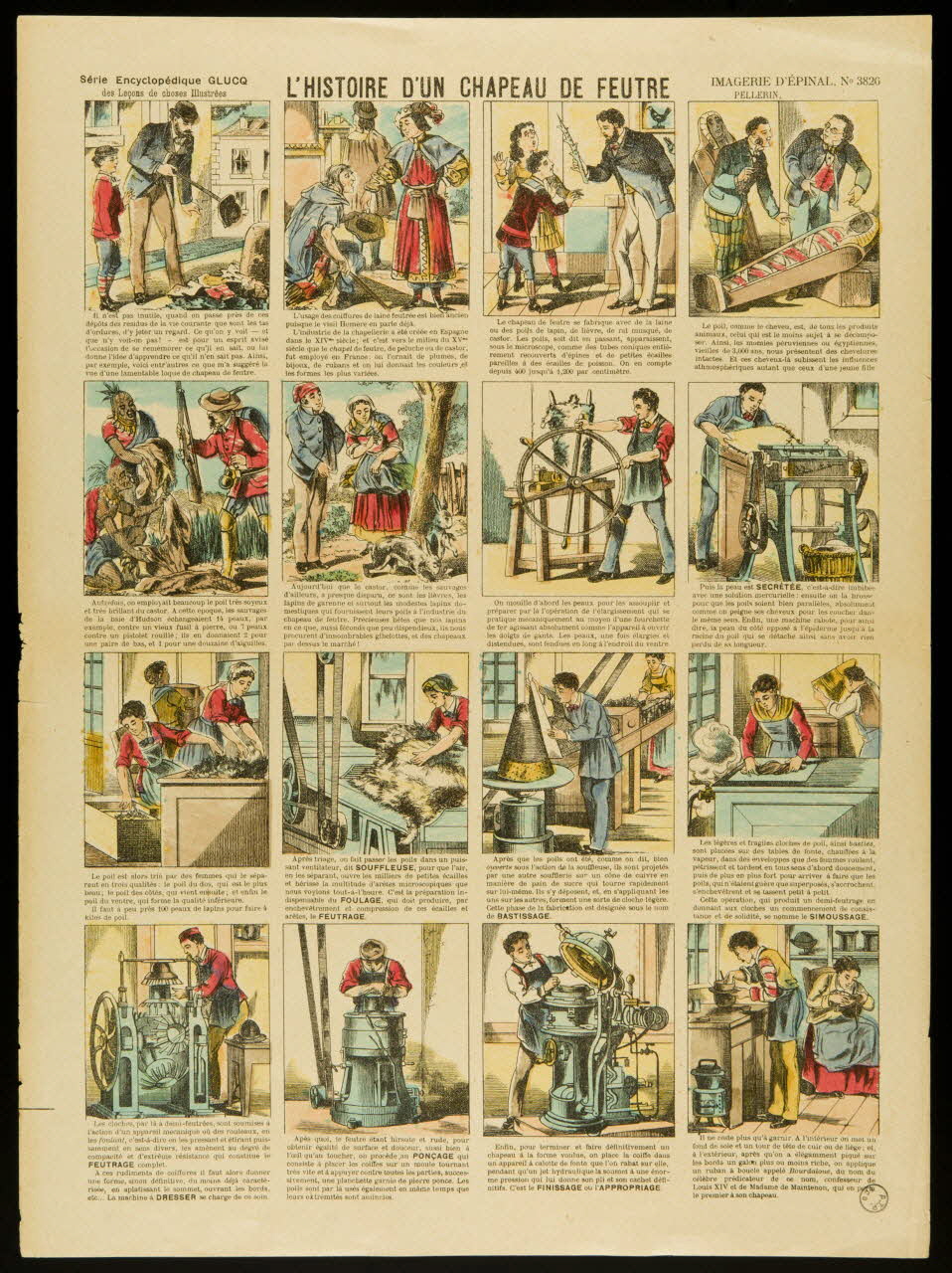 estampe L'HISTOIRE D'UN CHAPEAU DE FEUTRE 1970.82.19 Photo