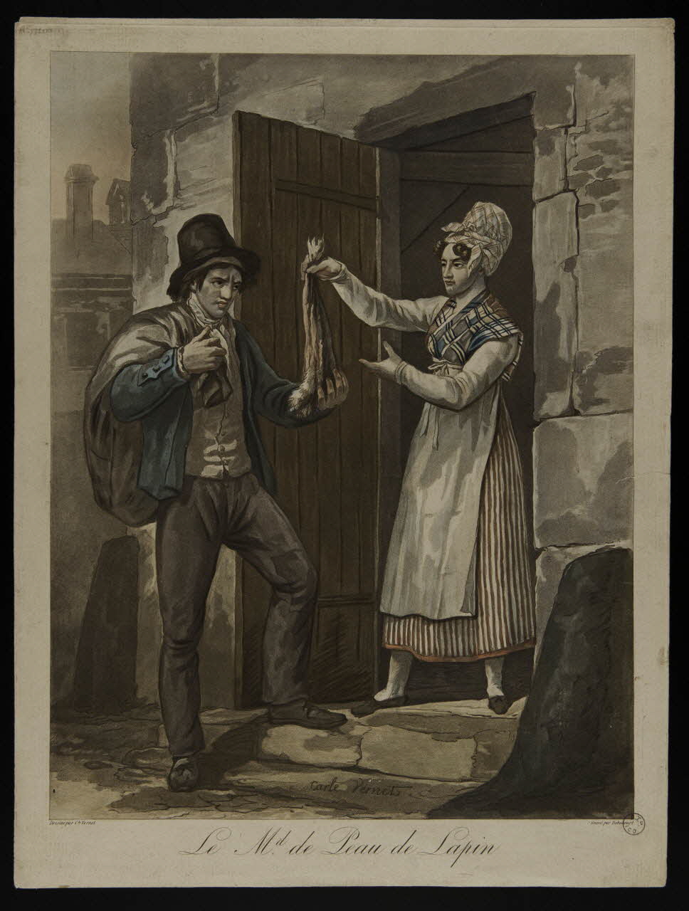 estampe Le Md. De Peau de Lapin 1970.82.32 Photo