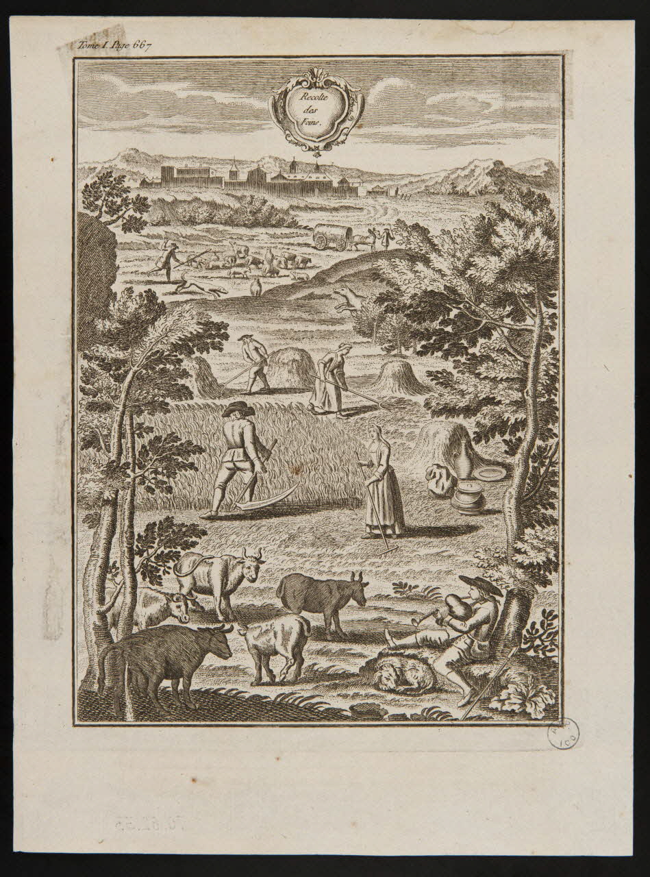 estampe Travaux des champs 1970.82.33 Photo