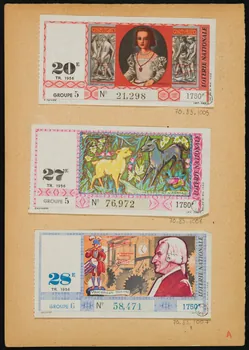 estampe LOTERIE NATIONALE  L'ENFANT DANS L'ART 1970.83.1005 Photo