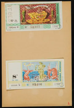 estampe LOTERIE NATIONALE  FAÏENCES DE MARSEILLE 1970.83.1012 Photo