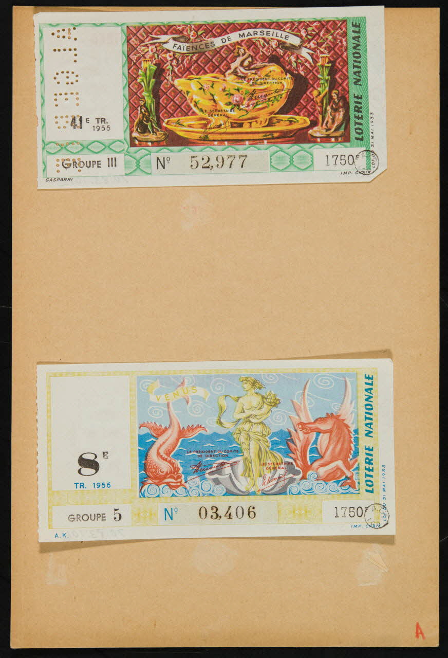 estampe LOTERIE NATIONALE  VENUS 1970.83.1014 Photo