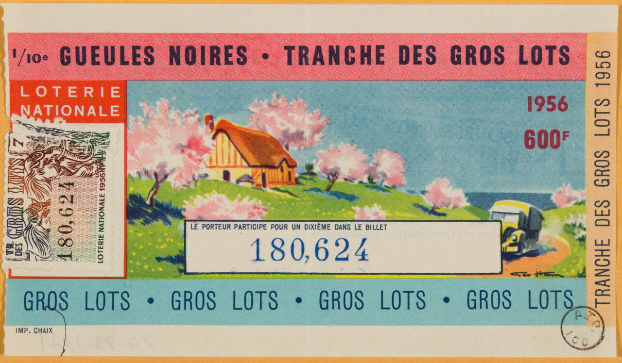 estampe 110e GUEULES NOIRES. TRANCHE DES GROS LOTS 1970.83.1021 Photo