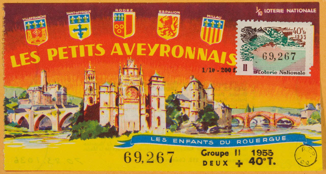 estampe LES PETITS AVEYRONNAIS  LES ENFANTS DU ROUERGUE 1970.83.1036 Photo