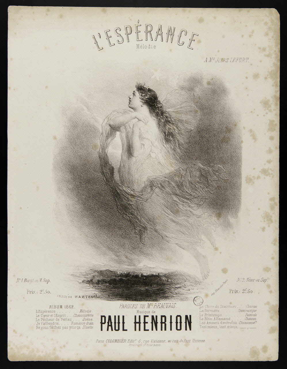 estampe L'ESPERANCE 1970.83.104 Photo