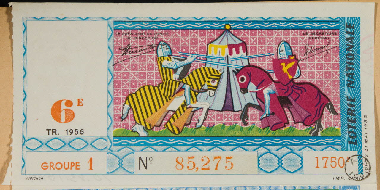 estampe LOTERIE NATIONALE 1970.83.1041 Photo