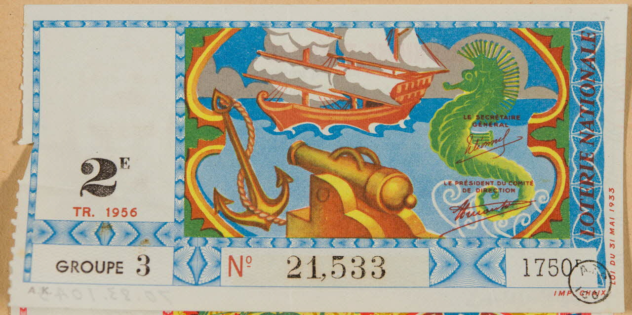 estampe LOTERIE NATIONALE 1970.83.1043 Photo