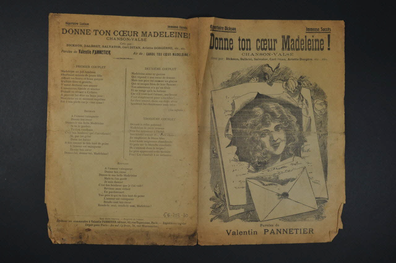 chanson petit format 1966.203.30 Photo Mucem