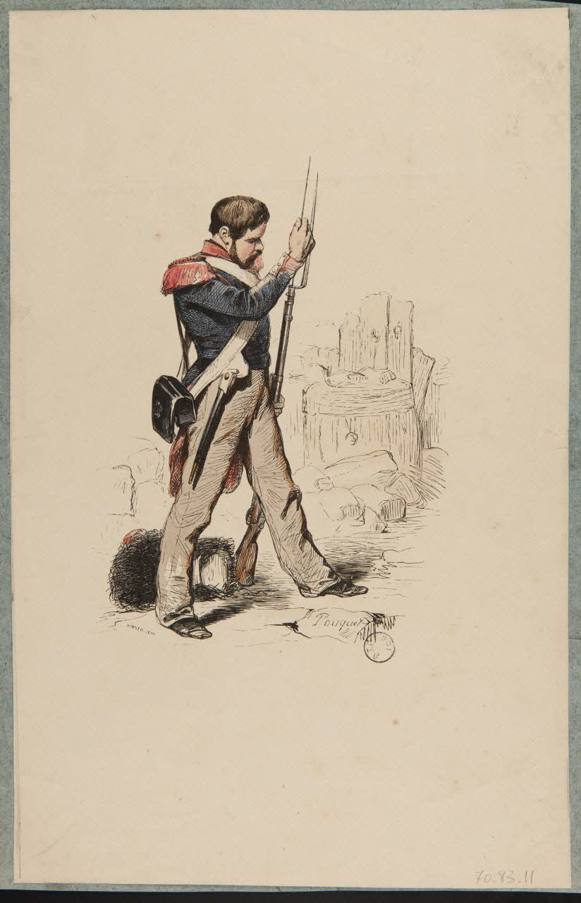 estampe Soldat 1970.83.11 Photo