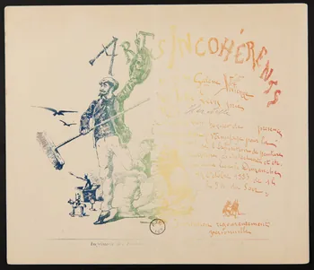 Dorville ; Charles Lévy ; J.H Gouery estampe ARTS INCOHERENTS 1883 1970.83.110  Photo