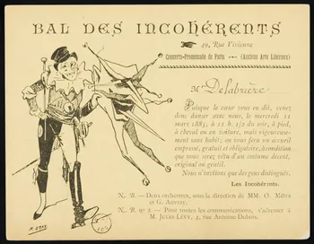 M Gray ; J.H Gouery estampe BAL DES INCOHERENTS 1885 1970.83.112  Photo