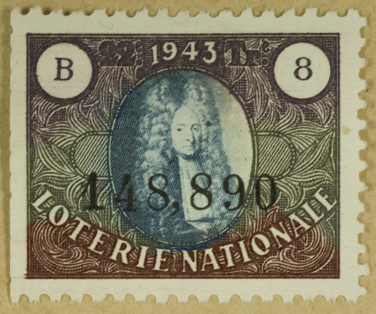 estampe 1943  LOTERIE NATIONALE 1970.83.1156 Photo