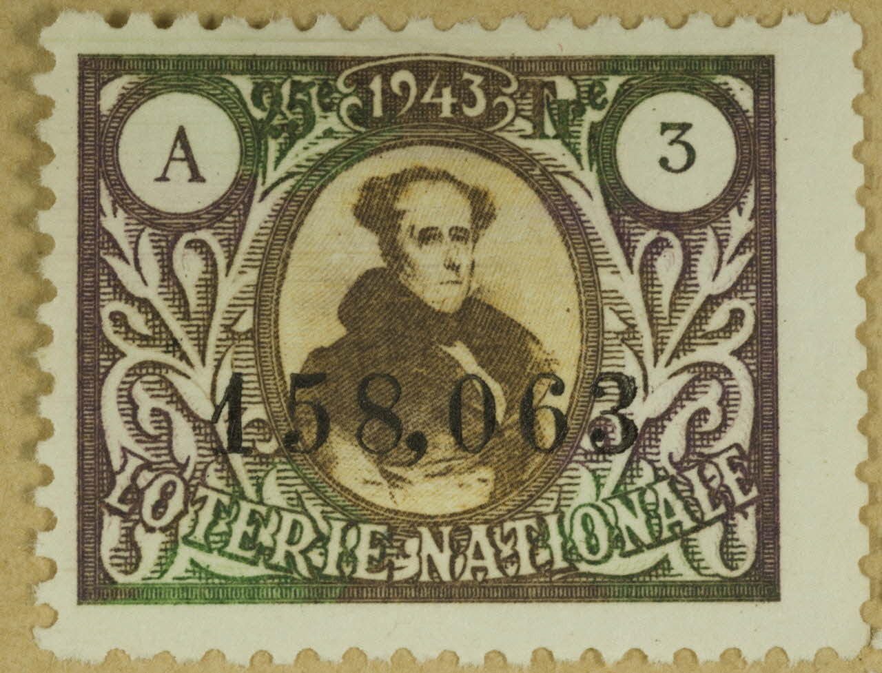 estampe 1943  LOTERIE NATIONALE 1970.83.1161 Photo