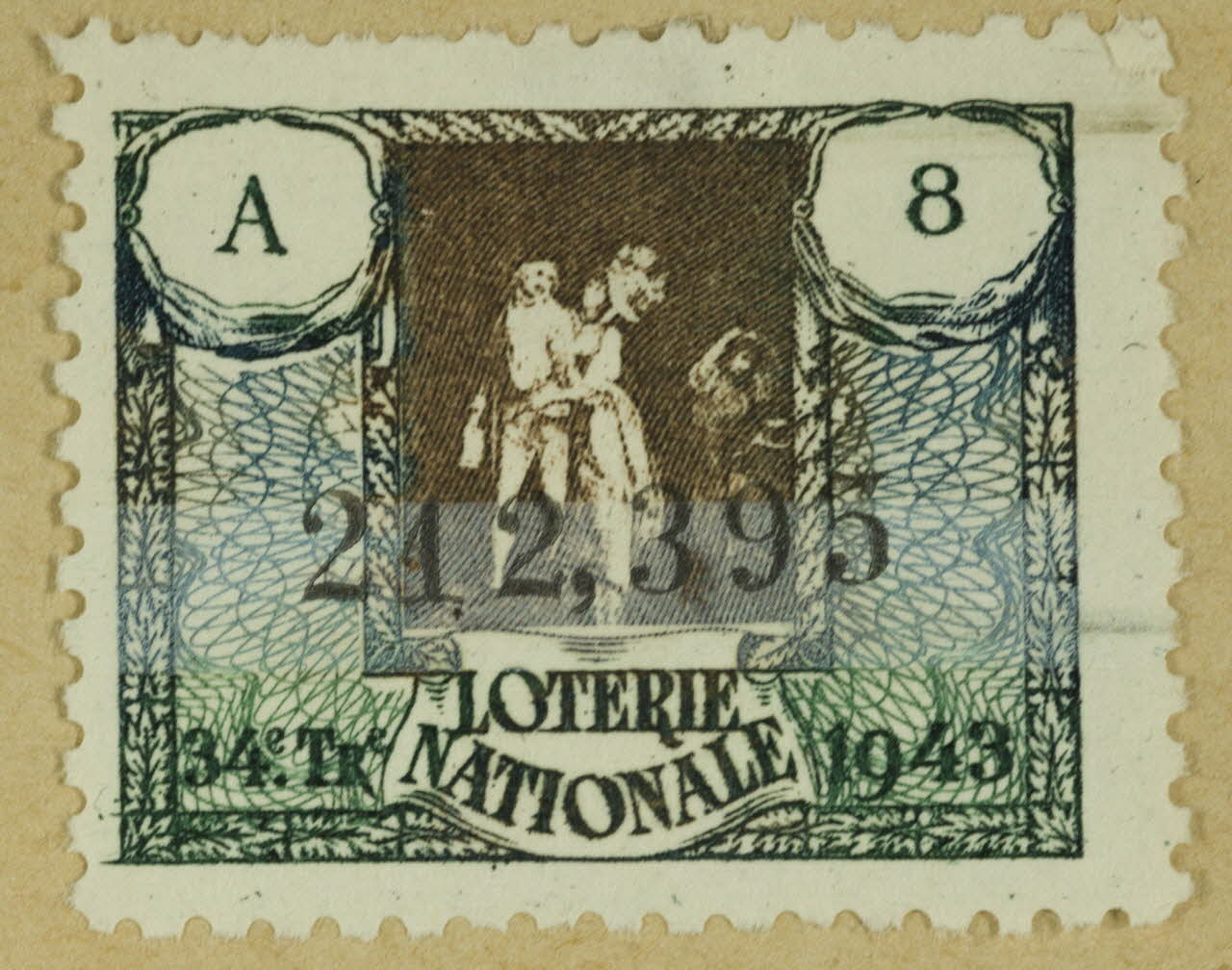 estampe LOTERIE NATIONALE  1943 1970.83.1190 Photo