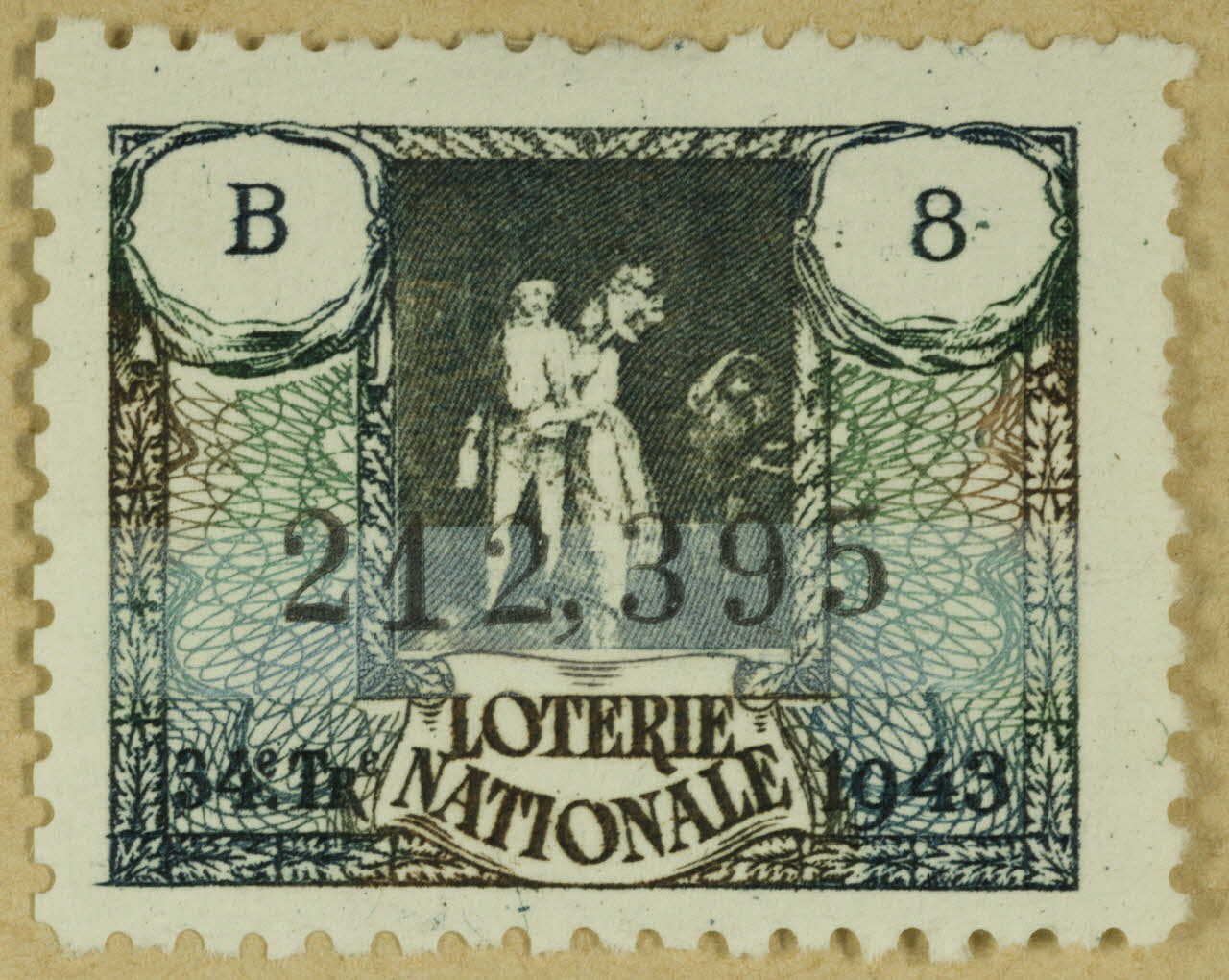 estampe LOTERIE NATIONALE  1943 1970.83.1191 Photo