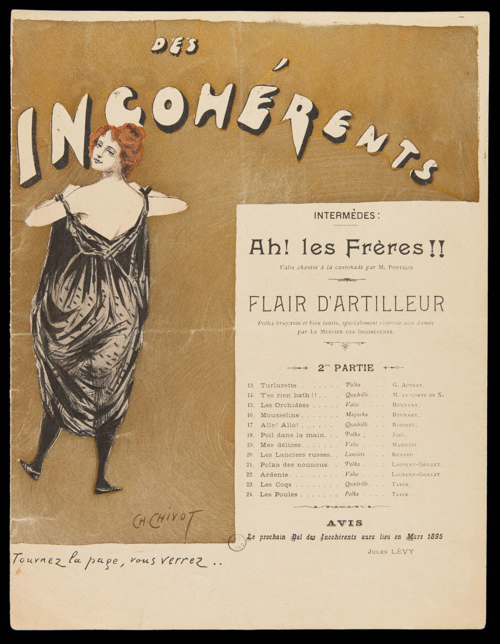 Charles Verneau ; Ch. Chivot estampe DES  INCOHERENTS Paris 1894 1970.83.121.2 Photo