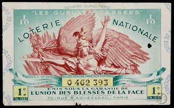 estampe "LES GUEULES CASSEES"  LOTERIE NATIONALE 1970.83.1227  Photo