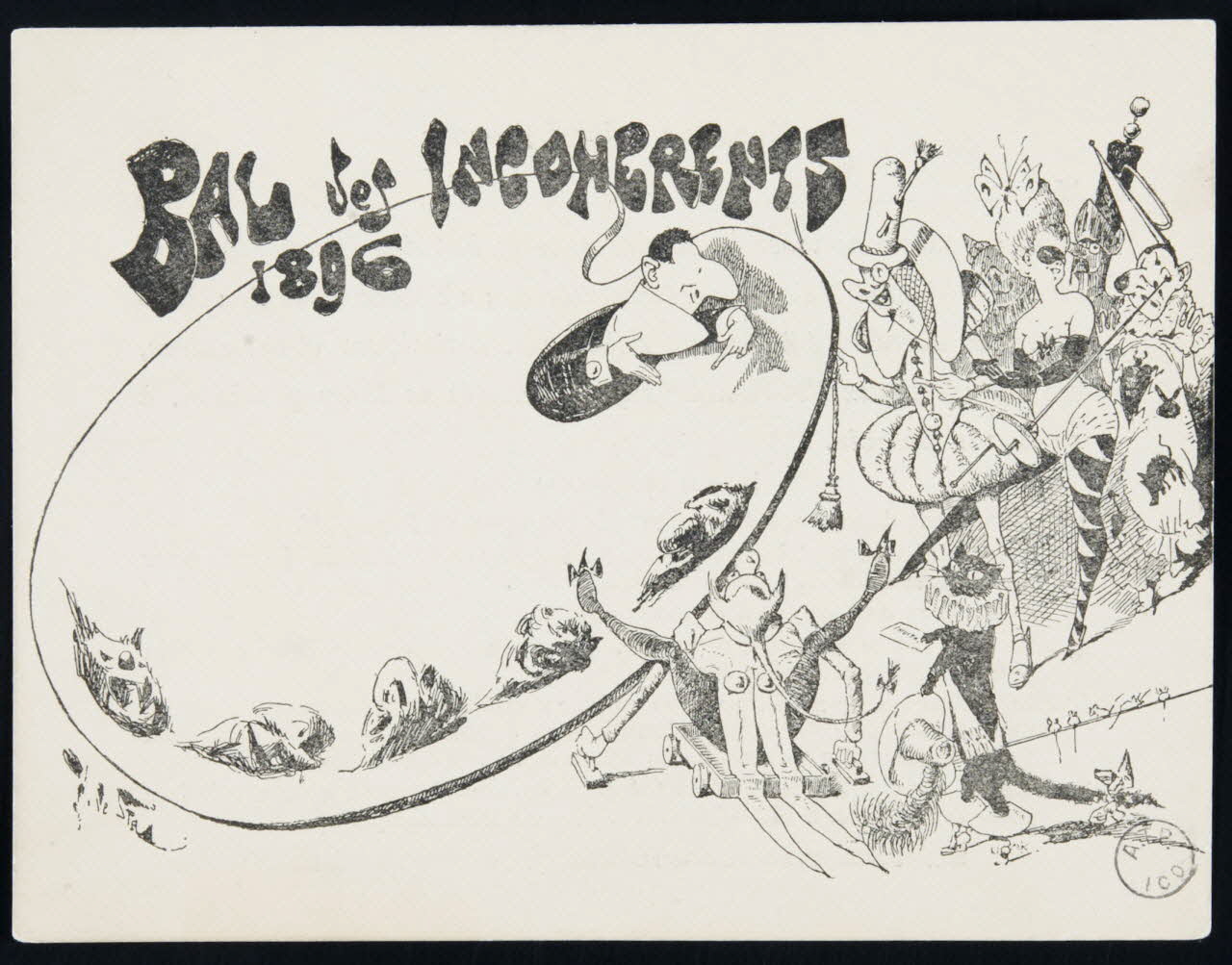 estampe BAL des INCOHERENTS  1896 1896 1970.83.124 Photo