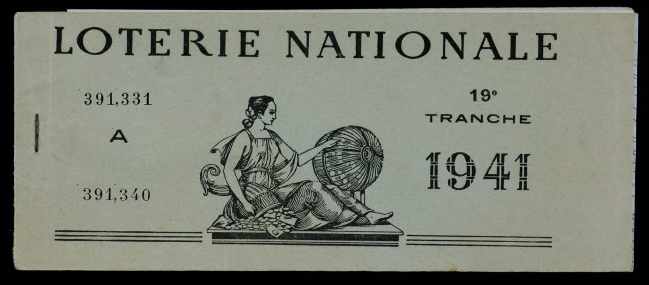 G Pichard ; E Desfossés estampe LOTERIE NATIONALE 1941 1970.83.1243.1/4 Photo