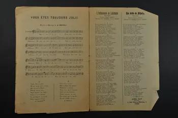 chanson petit format 1966.203.37 Photo Mucem